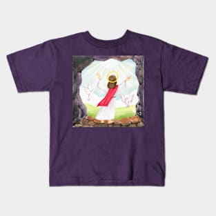 Watercolor Easter Jesus Kids T-Shirt